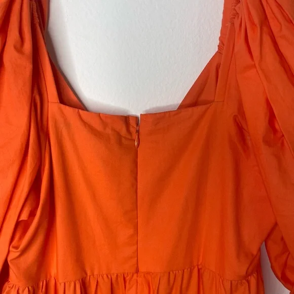 Farm Rio Colorblock Puff Sleeve Maxi Dress - Picture 6 of 7